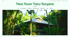 Desktop Screenshot of hanapalmsbungalow.com