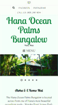 Mobile Screenshot of hanapalmsbungalow.com